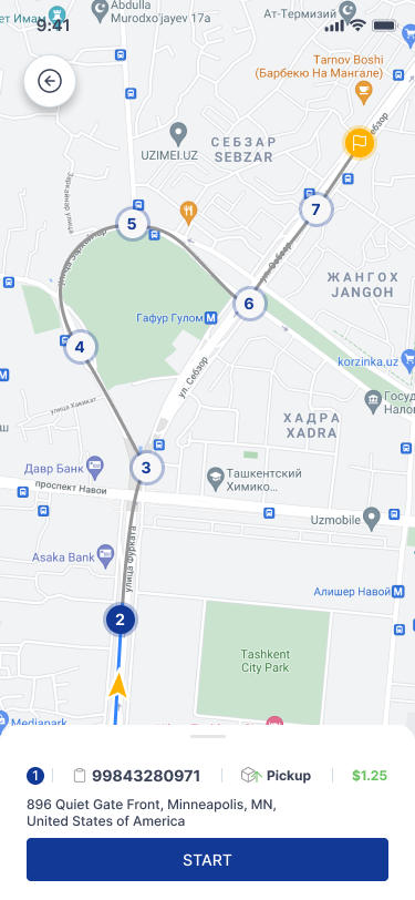 screenshot of Shipox DMS